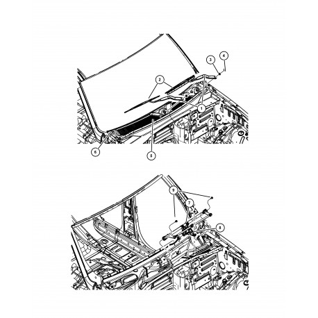 Mopar balai essuie glace avant  gauche ou droit (68003941AB)