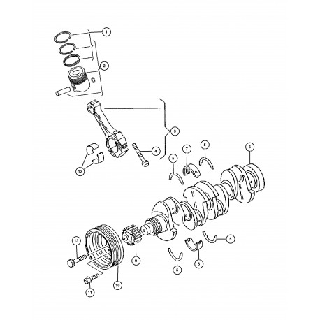 Mopar piston Dodge Caliber (68004320AA)