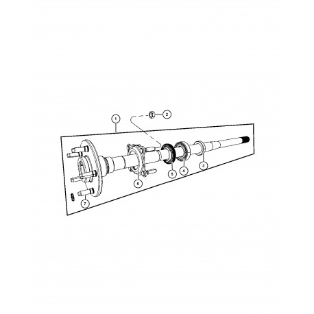 Mopar retenue joint arbre de transmission Wrangler JK (68008523AA)