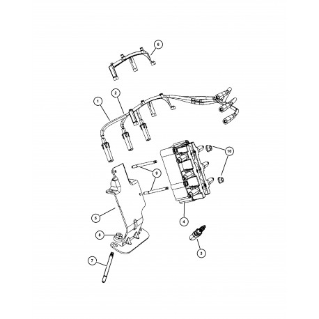 Mopar cables assemble Wrangler JK (68017712AC)