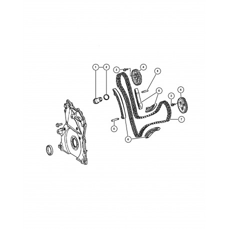 Mopar tendeur de chaine (68017937AA)