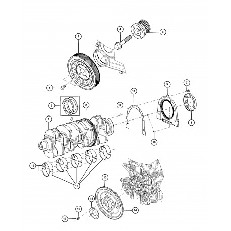 Mopar vis (68029480AA)