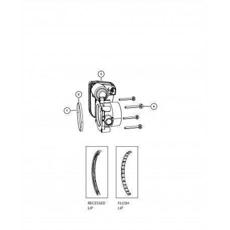 Mopar corps papillon (68031596AB)