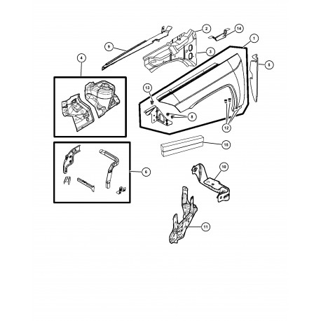 Mopar aile (68079670AB)