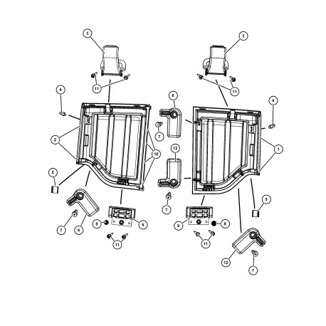 Mopar joint d'etanche (68088055AB)