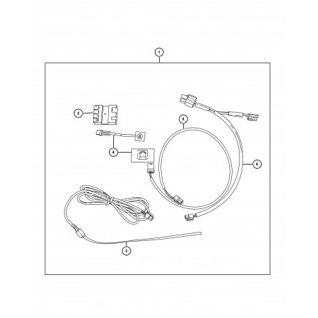 Mopar plafonnier (82212347)