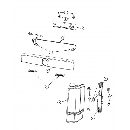 Mopar ampoule clignotant orange (L0003757AK)