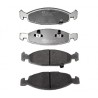 jeu de 4 plaquettes de frein avant