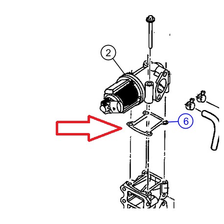 Mopar joint egr Cherokee KJ (05142815AA)