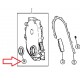joint spi avant côté distribution Cherokee XJ,  Grand Cherokee WJ,  ZJ et Wrangler TJ,  YJ