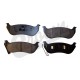 Crown jeu de 4 plaquettes de frein arriere (05083882AC)