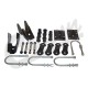 kit montage pour 2 lames arriere 87-95 Wrangler YJ