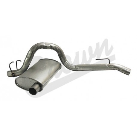 Crown silencieux et tube arriere (84319)
