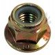 nut metric nylon insert flanged 300c
