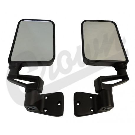 Crown kit de 2 retroviseurs noirs Wrangler TJ, YJ (82200834K)