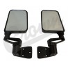 kit de 2 retroviseurs noirs Wrangler TJ, YJ