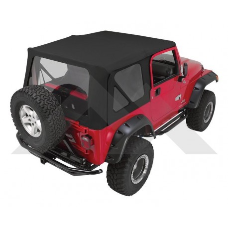 Crown capote complete noir brillant  Wrangler TJ,  YJ (0J0U1)