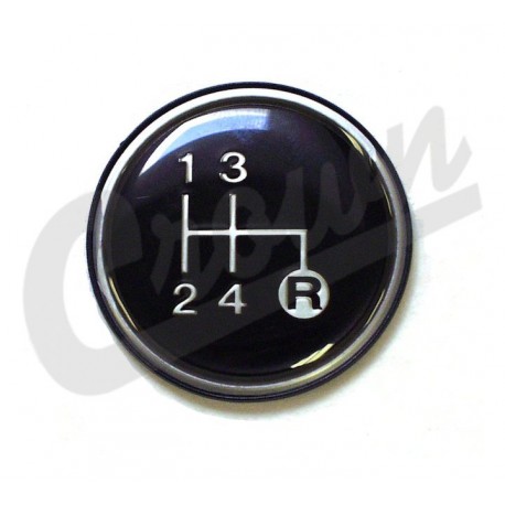 Crown insert shift knob (t4t177) (81323)