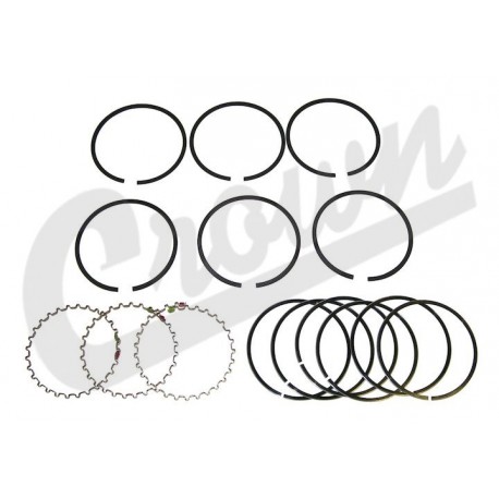 Crown jeu segments pour 6 pistons (standard) (83032)