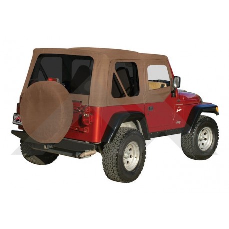 Crown capote remplacementsans arceaux beige Wrangler TJ (RT10337T)