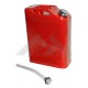 jerry can 20 litres rouge Wrangler JK,  TJ,  YJ