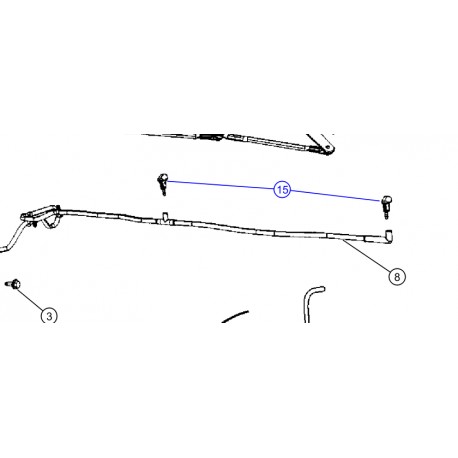 Mopar gicleur lave glace Compass MK49 (05303833AA)