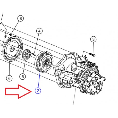 Mopar kit embrayage sans butee Voyager RG (05062088AB)