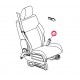boucle de ceinture de securite cote passager