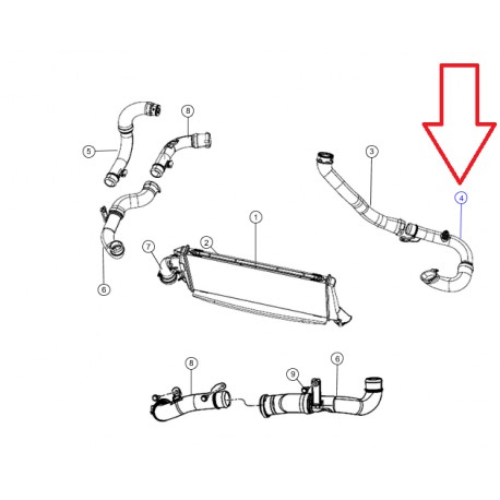 Allmakes 4x4 conduite sortie (04891699AE)