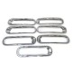 inserts grille calandre plastique chrome Wrangler JK