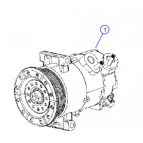 Mopar compresseur climatisation (5058228AI)