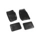Omix kit 4 tapis avant noirs caoutchouc Cherokee XJ (12987.20)