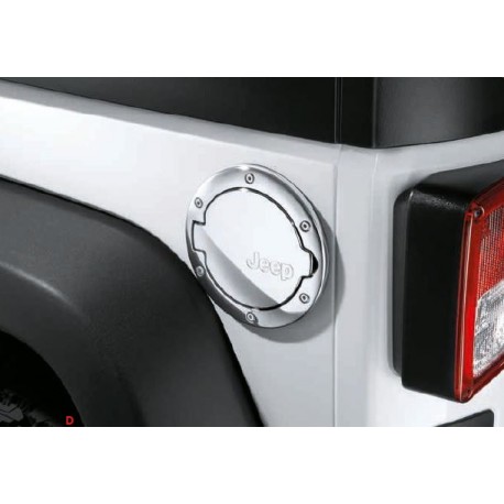 Mopar trappe carburant chrome Wrangler JK (82214788)