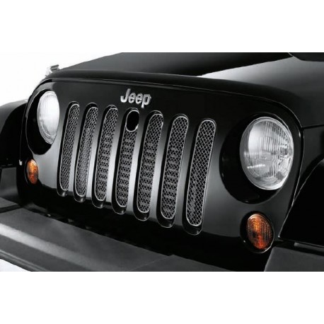 Mopar grille calandre chrome Wrangler JK (82212260)