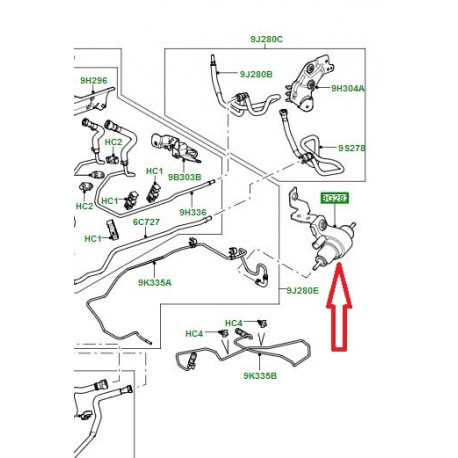 Land rover pompe a  carburant Discovery 3, Range L322 (LR068412)