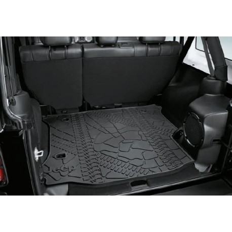 Commander tapis de coffre caoutchouc Wrangler JK MOPAR (82213184) pas cher  sur RLD Autos