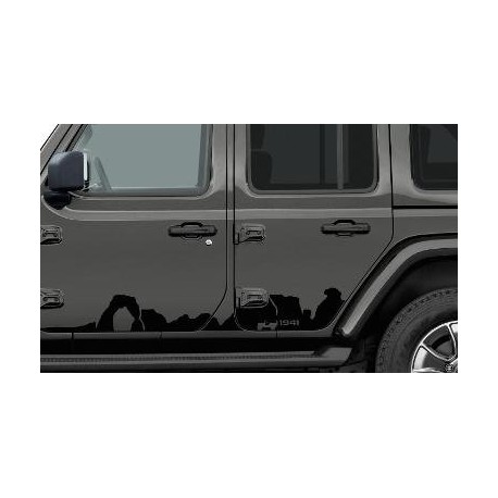 Mopar stickers lateraux MOAB Wrangler JL (82215732)