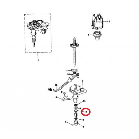 Mopar joint torique allumeur Cherokee XJ et Wrangler YJ (J3181288)