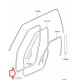 joint porte avant sur chassis Discovery 3 4