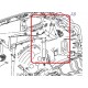 ceinture de securite arriere centrale Dodge Caliber
