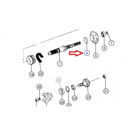 Mopar joint d'etanche (04210603)