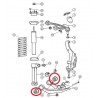 silent bloc de bras de suspension avant inferieur Cherokee KJ et Dodge Nitro