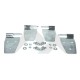kit charnieres inoxdemi portes Wrangler TJ, YJ