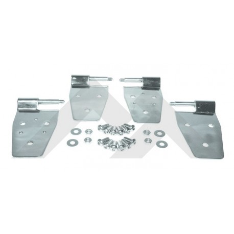 Crown kit charnieres inoxdemi portes Wrangler TJ, YJ (RT34009)