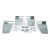 kit charnieres inoxdemi portes Wrangler TJ, YJ
