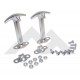 kit 2 attaches capot inox