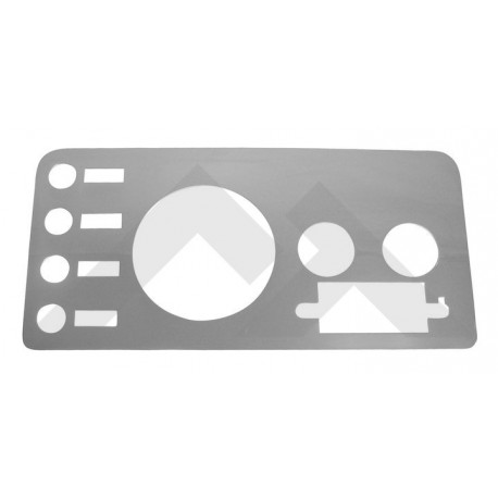 Crown plaque de tableau de bord (avec radio) (0J14N)