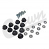 hardware kit xj fender flare (rear)