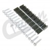 hardware kit yj fender flare (front)