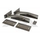 kit 2 charnieres dehayon inox Wrangler TJ